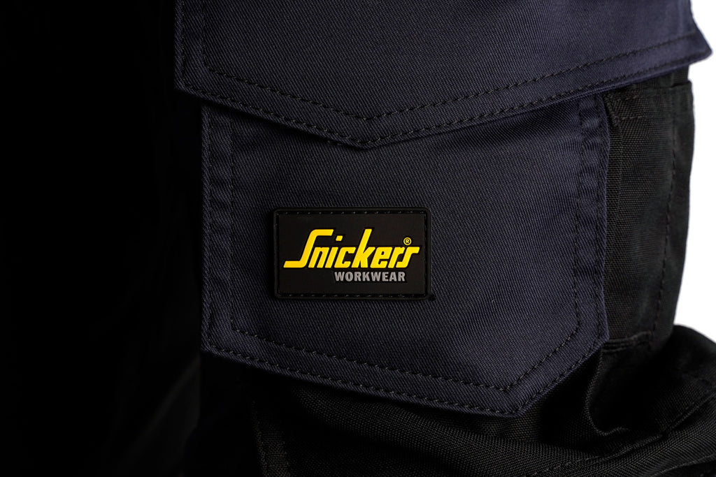 Snickers Allroundwork 6341 Stretch Slim Fit Trousers Khaki Green / Black