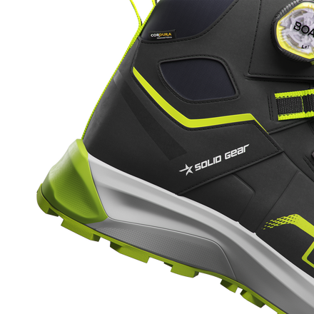 Solid Gear Sonar Mid Green S3S SR HRO FO ESD Safety Boot SG80205 by Snickers