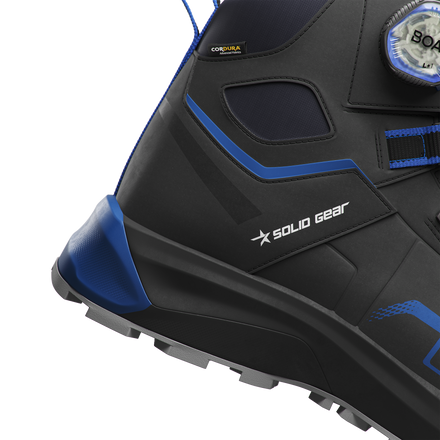 Solid Gear Sonar Mid Blue S3S SR HRO FO ESD Safety Boot SG80208 by Snickers