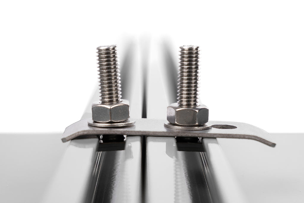 Stainless Steel Butting Plate Sign Channel Fixing