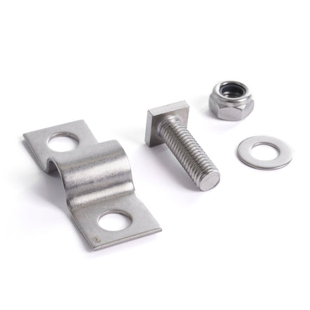 Stainless Steel Mini-D Sign Railing Fixing Clip - Multiple Size Options
