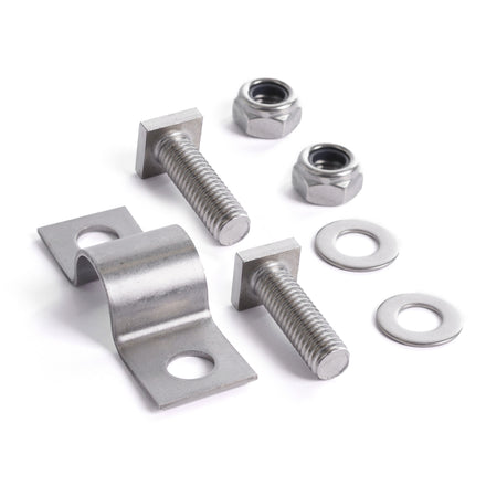 Start Safety Stainless Steel Mini D Sign Railing Fixing Clip 13mm Fixing