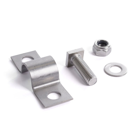 Stainless Steel Mini-D Sign Railing Fixing Clip - Multiple Size Options
