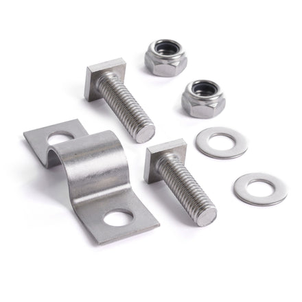 Start Safety Stainless Steel Mini D Sign Railing Fixing Clip 16mm Fixing