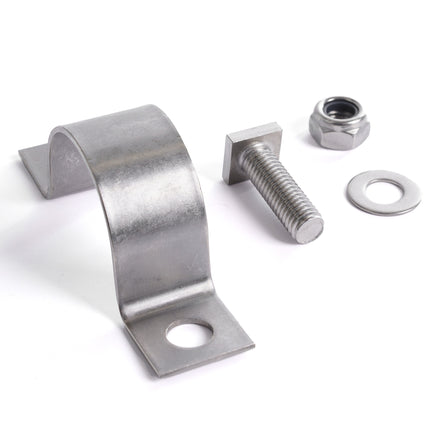 Stainless Steel Mini-D Sign Railing Fixing Clip - Multiple Size Options