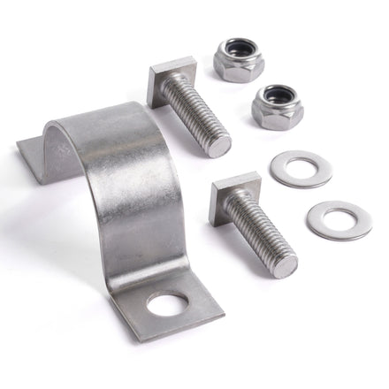 Start Safety Stainless Steel Mini D Sign Railing Fixing Clip 25mm Fixing