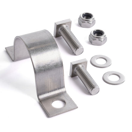 Start Safety Stainless Steel Mini D Sign Railing Fixing Clip 32mm Fixing