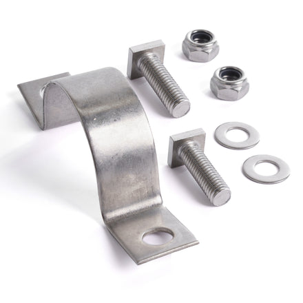 Start Safety Stainless Steel Mini D Sign Railing Fixing Clip 35mm Fixing