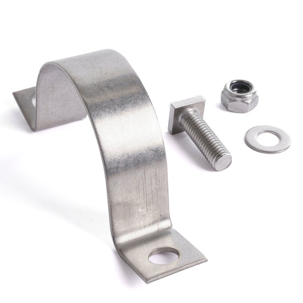 Stainless Steel Mini-D Sign Railing Fixing Clip - Multiple Size Options