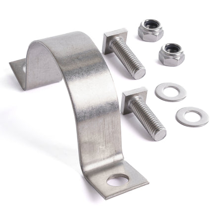 Start Safety Stainless Steel Mini D Sign Railing Fixing Clip 40mm Fixing