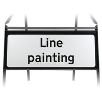 Line Painting Supplementary Plate - Metal Sign
