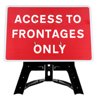Access To Frontages Only Sign QuickFit EnduraSign | 1050x750mm