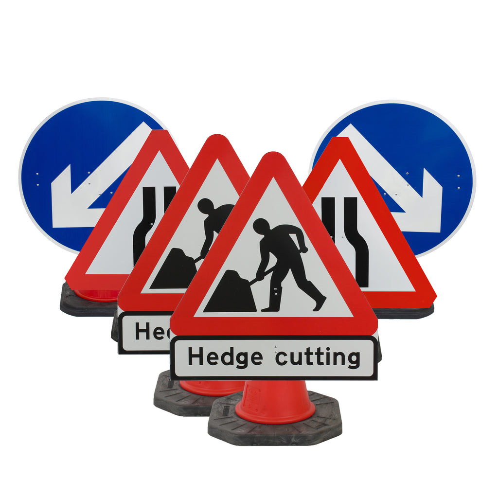 Cone Sign Tree / Hedge / Grass Cutting Package -  (Cones Sold Separately)