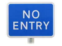 NO ENTRY Sign DIA 836 Post Mounted Various Sizes R2/RA2