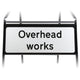 Overhead Works Supplementary Plate - Metal Sign