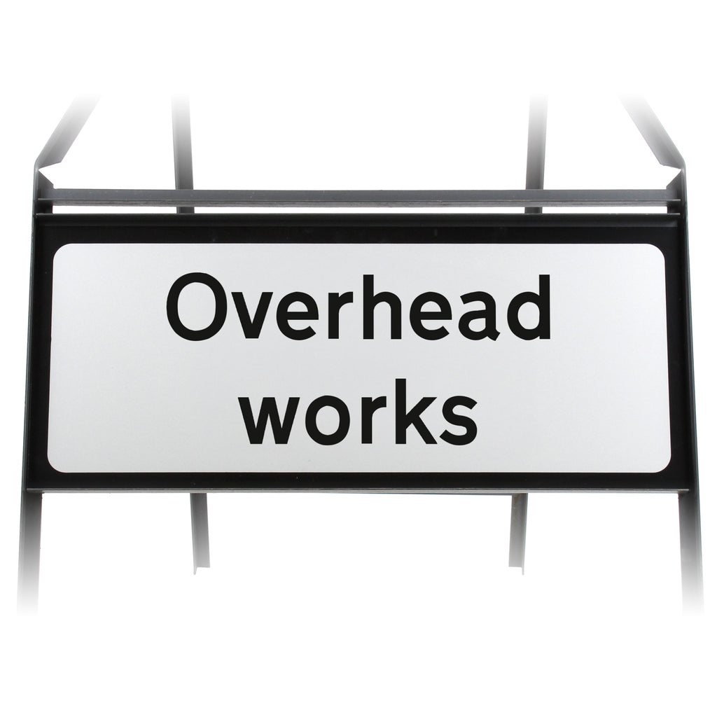 Overhead Works Supplementary Plate - Metal Sign