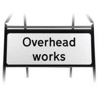 Overhead Works Supplementary Plate - Metal Sign
