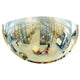 Vialux Half Dome Vertical Mount Mirror - 3 Direction