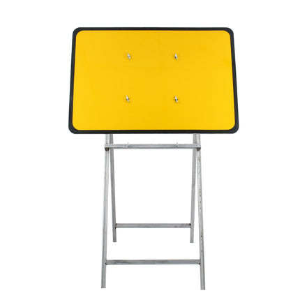 1050x750mm Blank Quick Fit Sign Plastic RA1 - Yellow & Black