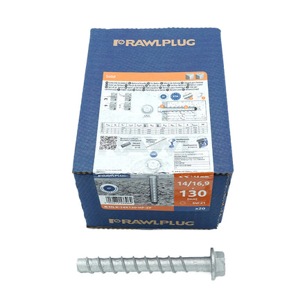 Rawlplug 14 x 130mm Self-Tapping ScrewBolt