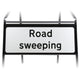Road Sweeping Supplementary Plate - Metal Sign