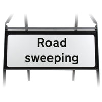 Road Sweeping Supplementary Plate - Metal Sign