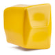 Plastic Yellow Safety End Cap For Open Box Beam Barrier