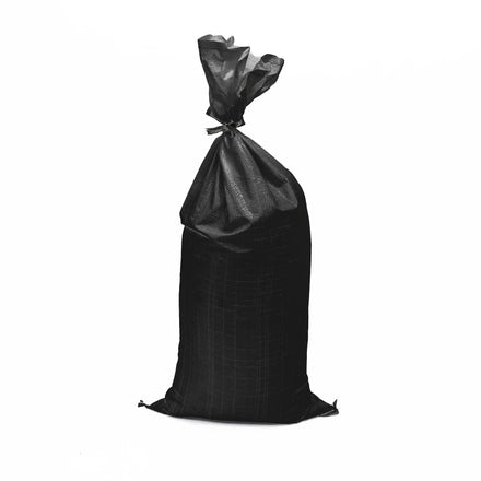 SandBags - White / Black Polypropylene (Empty / Unfilled) (Black)