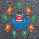 Shark Game Playground Marking