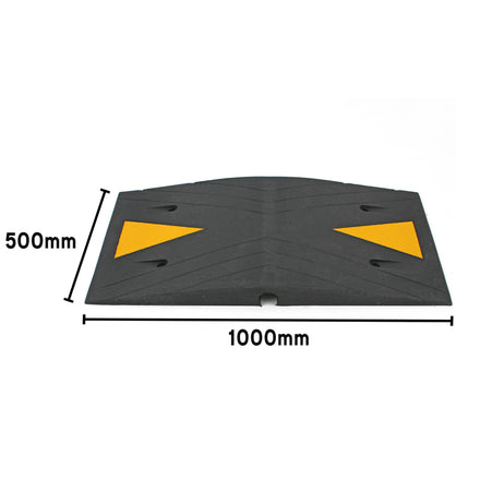 SiteCop Plus Complete Rubber Speed Bump Kit For HGVs - 70mm 5mph