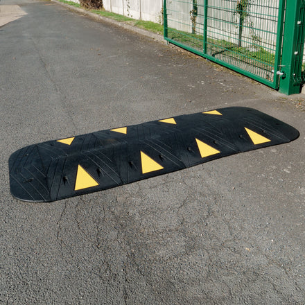 SiteCop Plus Rubber Speed Bumps For HGV's - Fixings Included