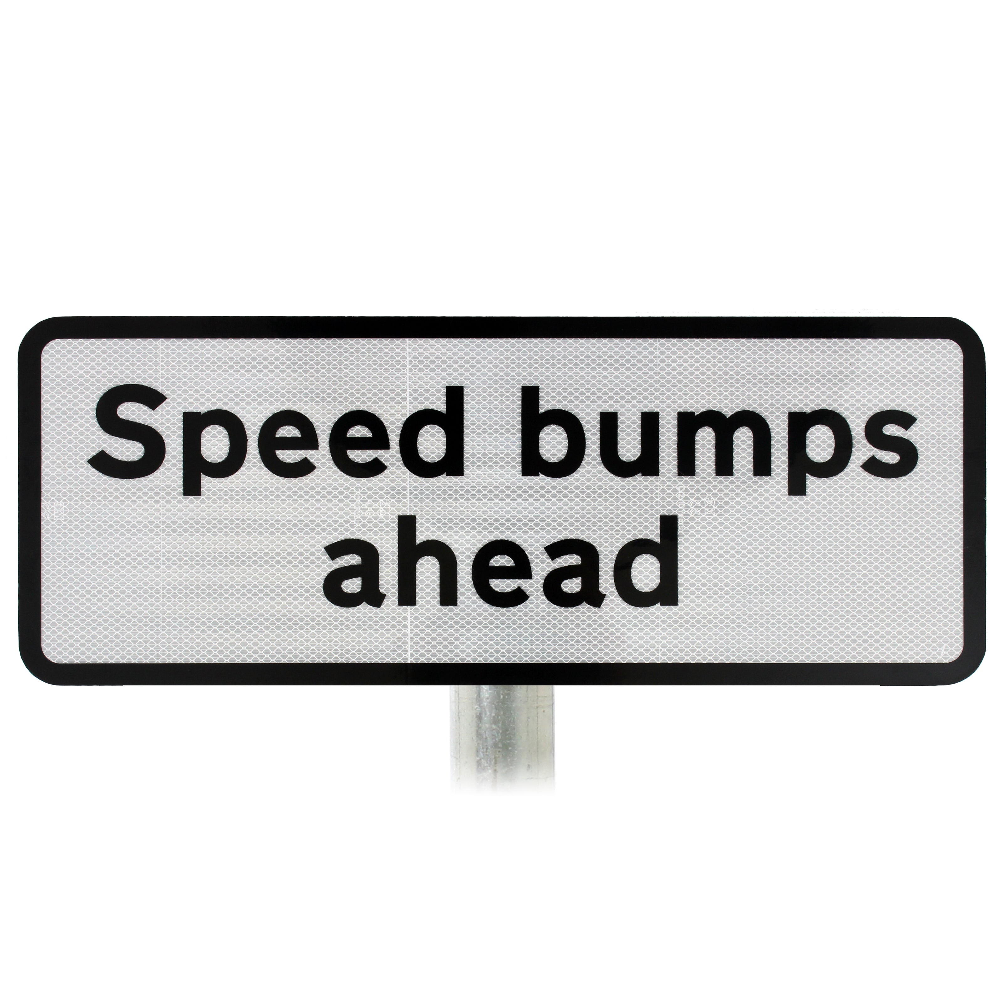 Speed Bumps Ahead Warning Sign Post Mount Various sizes Start Safety