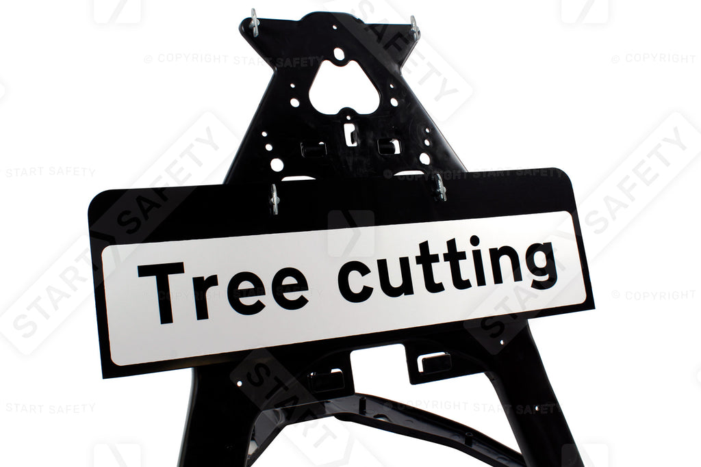 Single file traffic Sign QuickFit EnduraSign Drop Supp Plate Dia 518 | 870x275mm (face only)