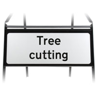 Tree Cutting Supplementary Plate - Metal Sign