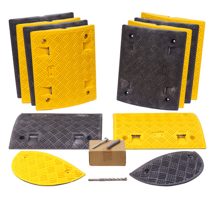 Value Speed Bump Kit (Complete With Fixings & Drill Bit) Painted