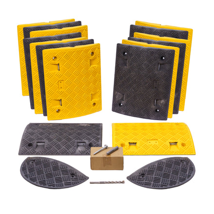 Value Speed Bump Kit (Complete With Fixings & Drill Bit) Painted