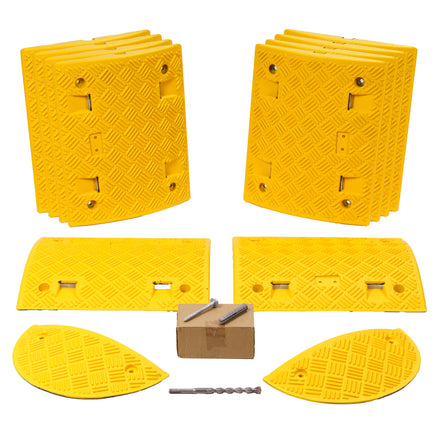 Value Speed Bump Kit (Complete With Fixings & Drill Bit) Painted