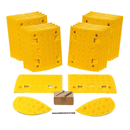 Value Speed Bump Kit (Complete With Fixings & Drill Bit) Painted