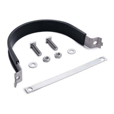Anti-Rotational Sign Clips / Post Clips With Rubber Sleeve Multiple Size Options