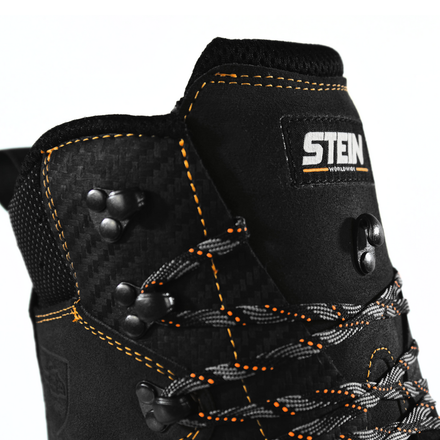 Stein Defender Max V2 SB P HI CI WR AN Chainsaw Boots - Black