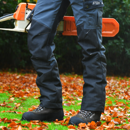 Stein Defender Max V2 SB P HI CI WR AN Chainsaw Boots - Grey