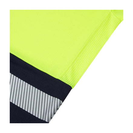 Supertouch Essentials Hi-Vis Yellow/Black Eco Coolair Polo Shirt