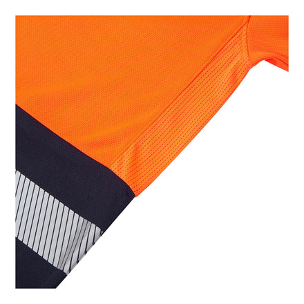 Supertouch Essentials Hi-Vis Orange/Black Eco Coolair Polo Shirt