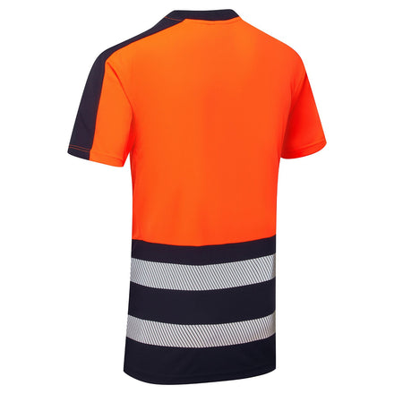 Supertouch Essentials Hi Vis Orange/Black Eco CoolAir T-Shirt