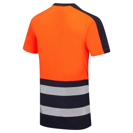 Supertouch Essentials Hi Vis Orange/Black Eco CoolAir T-Shirt