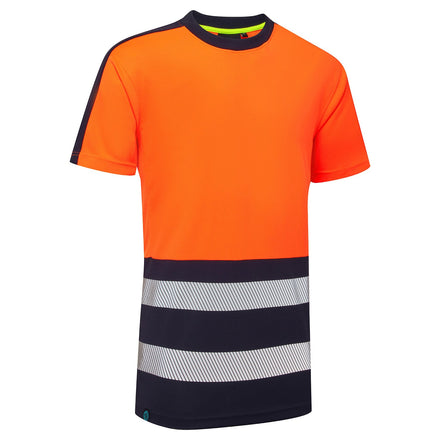 Supertouch Essentials Hi Vis Orange/Black Eco CoolAir T-Shirt