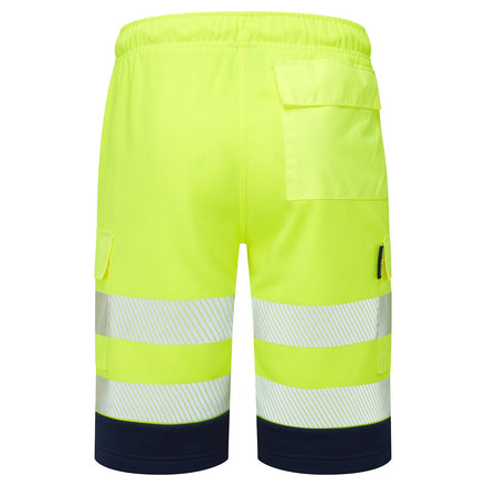 Supertouch Essentials Hi-Vis Yellow Eco CottonCool Shorts