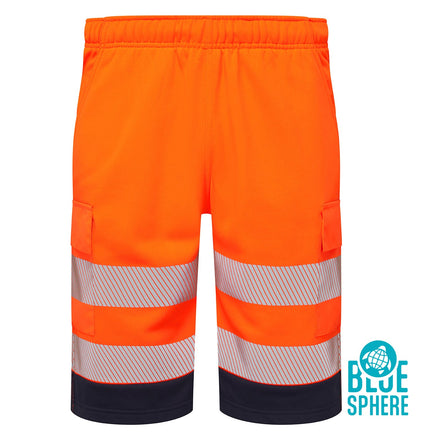 Supertouch Essentials Hi-Vis Orange Eco CottonCool Shorts
