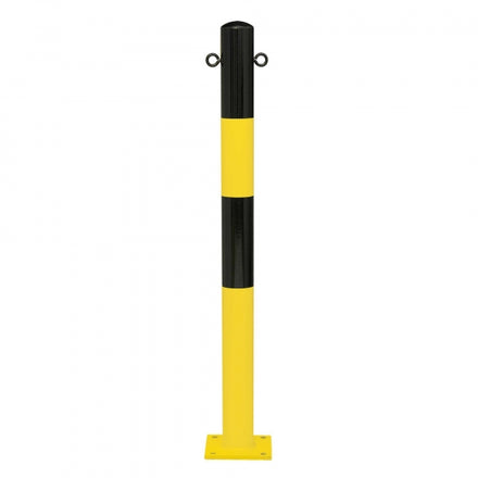 Traffic Line Barrier Post Bollard 1000mm - Bolt Down