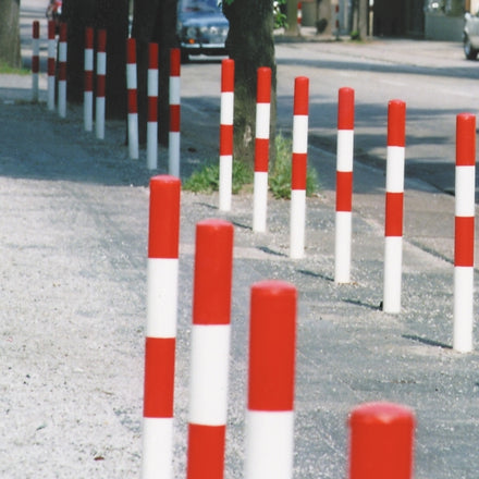 Traffic Line Barrier Post Bollard 1000mm - Cast In